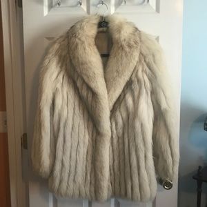 Genuine Saga Blue fox jacket